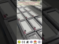 Patlama geçirmez çıkış işareti ışığı ATEX EAC tarafından tehlikeli ortam için onaylanmıştır 180 dakikalık acil durum