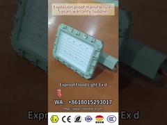 ATEX ExProof LED sokak lambaları WF2 IP66 CREE boncukları Bölge 1 Petrol Alanı/Deniz 180lm/w 295≤V