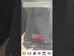 Tüm plastik ((GRP) Exproof Alev geçirmez Kontrol Paneli Kutusu ATEX CNEX Rated WF2 AC110/220/3800/460v