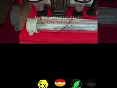 T8 Liner Anti-korozyon Paslanmaz Çelik Grp Patlama Kanıtlı Floresan Lamba Tek Tüp