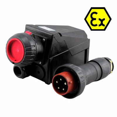 Patlama Dayanıklı Elektrik Plug ve Soketi 16A 32A 63A 220VAC Korozyona Karşı 4 Pin