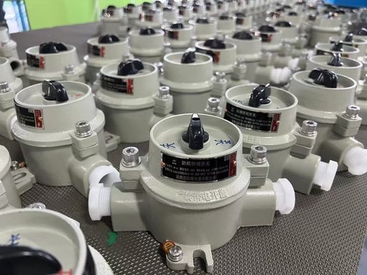 Patlama geçirmez bağlantı kutusu.