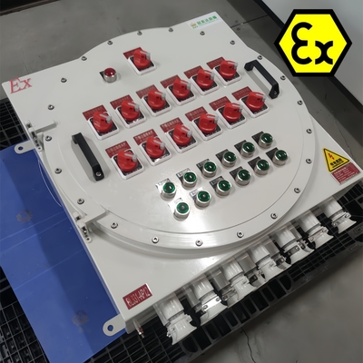 380VAC Alev geçirmez Panel Özel Kablo Girişi CNEX ATEX
