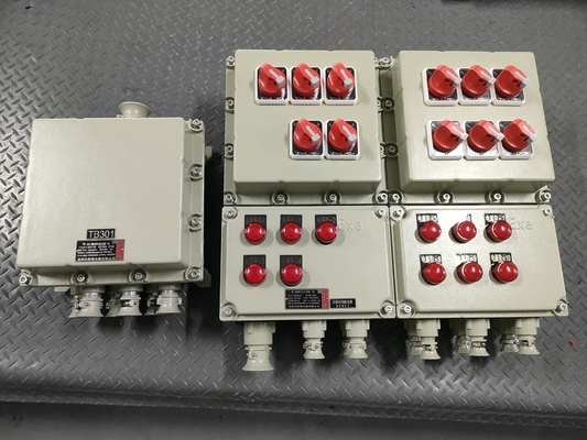 Ex D E IIC T6 Gb değerli özelleştirilebilir endüstriyel alev geçirmez kontrol paneli
