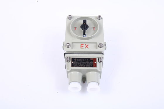 AC220V/380V AC 50/60HZ IEC Sertifikası ve 10A nominal akımlı nominal voltaj patlama geçirmez anahtarı