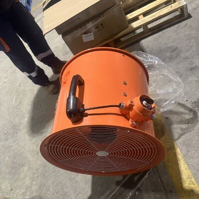 Duvarlı Patlama Dayanıklı Alüminyum Alaşım Aksyal Fan Blower Power Plant için