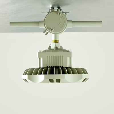 Sarı Finish Patlama Kanıtlı LED Yüksek Körfez Işıkları Ölçme dökme Alüminyum Konut Renk Sıcaklığı Kimyasal Tesisler için 3000 ila 6500K