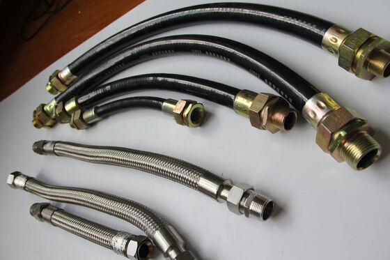 Patlama Dayanıklı Esnek PVC Kanal Metal Paslanmaz Çelik Yüksek Basınçlı Esnek Hoses Boru