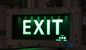 ATEX Patlamaya dayanıklı Çıkış işareti ışığı endüstriyel aleve dayanıklı kaçış gösterge lambası