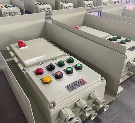 Yüksek Kaliteli Alüminyum Alaşım Patlama Kanıtlı Kabine Kutusu Endüstri İçin Ex Kanıtlı Elektrikli Kontrol Paneli