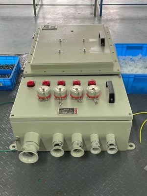 IP65 Paslanmaz Çelik Duvar Montajlı Elektrikli Kontrol Paneli Kaplamalar AC 220V/380V Ex Kanıt Kontrol Paneli