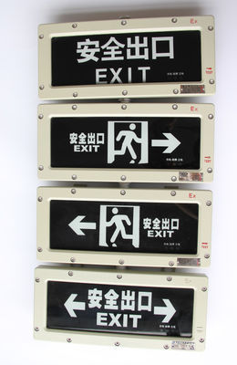 ATEX Özelleştirilebilir Şablonlar Patlama Dayanıklı LED Acil Uyarı Işığı ATEX IP66 Patlama Dayanıklı LED Çıkış İşareti Işığı