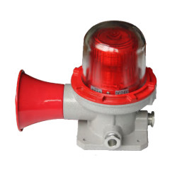 Su geçirmez Patlama Kanıtlı LED Işık Alarmı Sesli Ve Görsel Alarm 5-40W 180DB 150 kez/dakikada