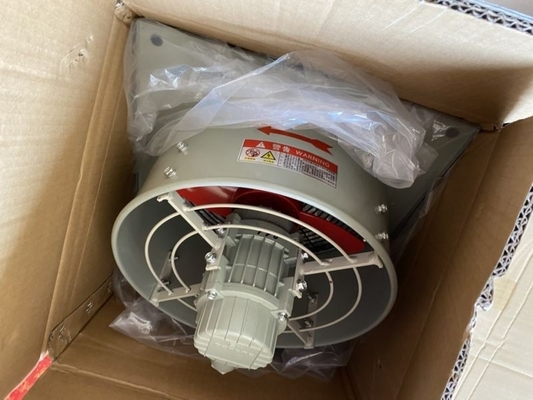 ATEX 400mm çaplı patlama geçirmez eksensel akış fanı / patlama geçirmez hava dolaşım cihazı