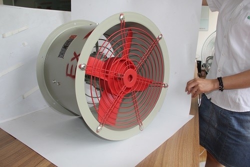 2000m3/h 1450r/m Patlama Dayanıklı Aksyal Fan 250mm Çaplı Patlama Tehlikeli Çevreler İçin