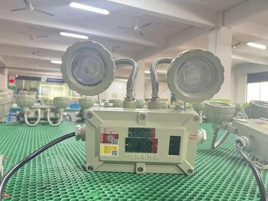 2x3W Alev Geciktirici LED Acil Durum Işığı – 90lm/W, Tehlikeli Alanlar için IP66 Dereceli