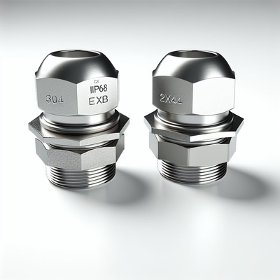 Tek Tel Zırhı 6-12 mm Sıkıştırma Alanı ile Alev geçirmez Kablo Bezesi
