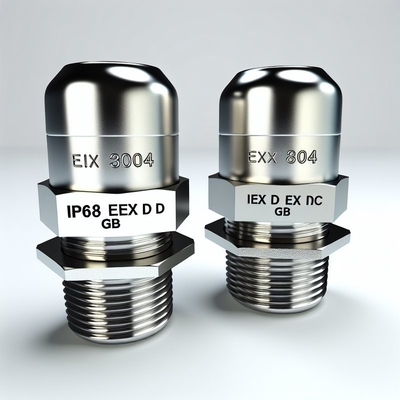 ISO Metric Thread Standart Bakır Patlama Kanıtlı Kablo Bezleri Optimal Performans için