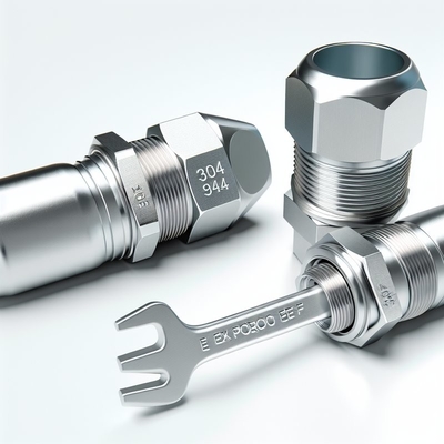 ATEX Sertifikalı Ex Proof Kablo Diametri 10-14mm Kablo için Kablo Bezesi