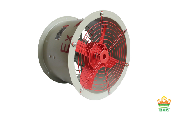 2000m3/h 1450r/m Patlama Dayanıklı Aksyal Fan 250mm Çaplı Patlama Tehlikeli Çevreler İçin