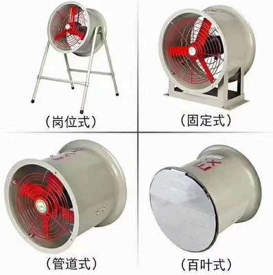 BAF IP54 Patlama Güvenli Egzoz Ventilatörü 2000-9500m3/h Alüminyum Alaşımlı Demirle
