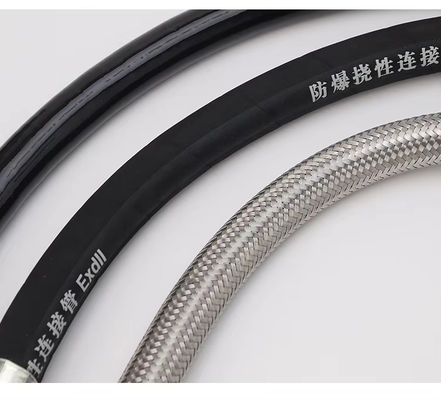 Toz geçirmez su korumalı IP65 dayanıklı paslanmaz çelik yapımı 1/2 "patlama geçirmez esnek boru uzun süreli performans için