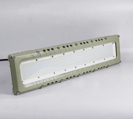 IP66 ve WF2 Koruma Seviyesi Patlama Dayanıklı LED Doğrusal Işık 100-277VAC Endüstriyel Alanlar İçin 100lm/W Verimlilik