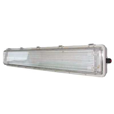 100lm/w Verimlilik 2*36w Çift Tüp Patlama Kanıtlı Endüstriyel Alanlar İçin LED Doğrusal Işık