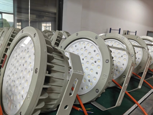 WF2 gerektiren endüstriler için 100W / 200W Patlama Kanıtlı LED Yüksek Bay Flange Montajı
