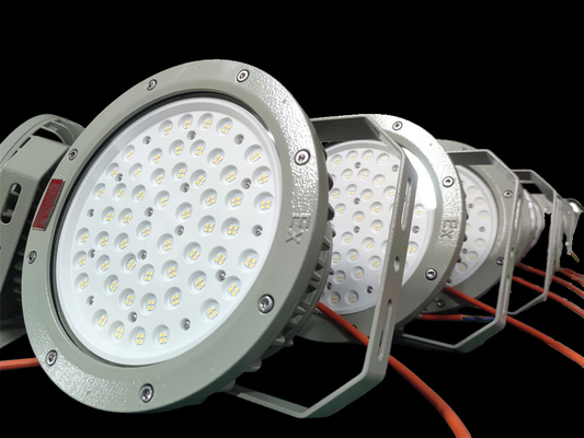 Bracket Mount Patlama Dayanıklı Yüksek Körfez Led Light For Refinery Mine Gas Petrochemicalcl İçeride Dışarıda Işıklandırma