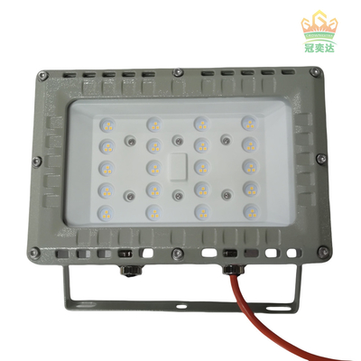 ATEX IECEx RoHS ISO9001 Tehlikeli Atık Tesisleri için 50W Patlama Kanıtlı LED Fırtına Işığı