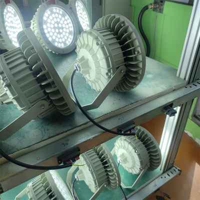 150W ATEX Div 1 Alev geçirmez Patlama geçirmez LED Yüksek Körfez Işığı Deniz ve Rafineri Kullanımı için 180lm/w, WF2