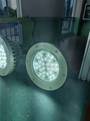 Ex Kanıtlı Yüksek Körfez Işığı 180lm/w ATEX korozyona dayanıklı IP66 LED Dış Tavan Işığı 50W-250W