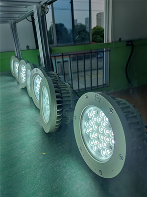 Ex Kanıtlı Yüksek Körfez Işığı 180lm/w ATEX korozyona dayanıklı IP66 LED Dış Tavan Işığı 50W-250W