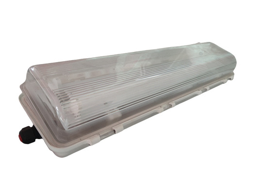 Alev geçirmez LED Floresan Işığı Ex d ATEX IECEx tehlikeli alanlar için IP66 derecesi 53W 100lm/w