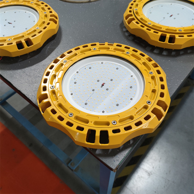 150W Patlama Dayanıklı LED Yüksek Körfez Işığı     Zone 1 & 2, UFO Design, 5700K/6500K