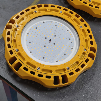 ATEX Patlamaya Dayanıklı Yüksek Tavan Aydınlatmaları Braket Tavan Duvar Çoklu Montaj 180lm/w 250W Petrol ve Gaz Tehlikeli Endüstriyel Ortamlar İçin