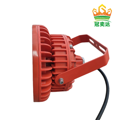 Patlama geçirmez LED Körfez Işığı ATEX IP66 Denizcilik Derecesi Alüminyum denizaltı gemileri için Petrol 175lm/watt 295V