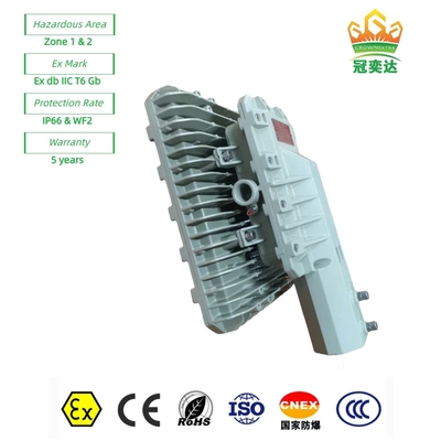 ATEX derecelendirilmiş ExProof LED Sokak Işıkları WF2 IP66 CREE boncukları Bölge 1 Petrol Alanı/Deniz 180lm/w 295≤V