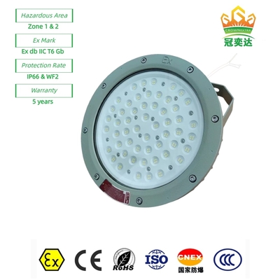 Ateş geçirmez LED Körfez Işığı Toz / Su geçirmez Tehlikeli Bölge 1 için MEANWELL Sürücüsü ile 175lm / watt