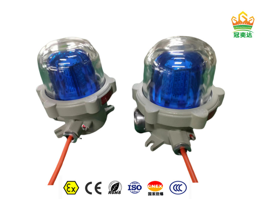 Bölge 1 2 Patlama Güvenli alarm Işık sesli görsel lamba ATEX IP66 WF2 OEM 40Watt kullanılabilir