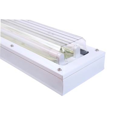 Ex Proof Flameproof LED Lineer Fluoresan Light ATEX Tüm Plastikle (GRP) Vücut 72watt 100lm/w