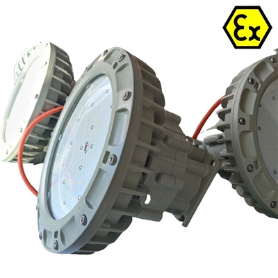 ATEX Ex-Proof güvenlik LED Işıklama Yüksek Körfez Su geçirmez IECEx RoHS tehlikeli kimyasal endüstri için sertifikalı 3500lm 170W