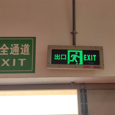 Tehlikeli Ortamlar için Endüstriyel Sınıf IP66 180 Dakika Acil Durum Süreli LED Çıkış İşareti, Acil Aydınlatma Fonksiyonlu