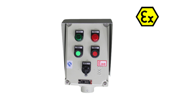 ATEX Güvenlik Ateş geçirmez kontrol istasyonu Alev geçirmez elektrikli kontrol kutuları 220/380Vac G1/2",G3/4",G1,G1.1/4",G1.1/2",G2