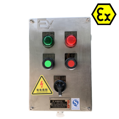 2mm Ex D E IIC T6 IP66 WF2 Alev geçirmez dağıtım paneli kontrol tablosu