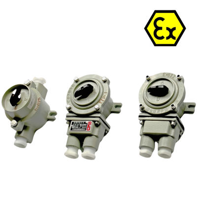 Deniz Sınıfı Alüminyum Patlamaya Dayanıklı Anahtar 10A Akım 50/60HZ Gerilim Endüstriyel Uygulamalar için