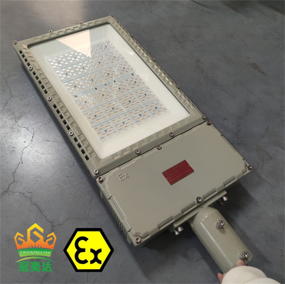 RoHS sertifikalı patlama geçirmez LED floodlight sokak lambası IP66 Su geçirmez Petrol gaz kimyasal tehlikeli bölgeler için CRI Ra≥80