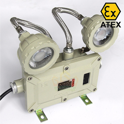 120\u00b0 Işık açısı Exdb Alev geçirmez LED acil durum ışığı 100lm/W ışık verimliliği ile