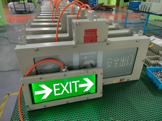 OEM Patlamaya Dayanıklı LED Çıkış Işığı 24VDC/36VDC/AC | Zone 1/Zone 2 Uygulamaları için Sertifikalı Güvenlik Aydınlatması